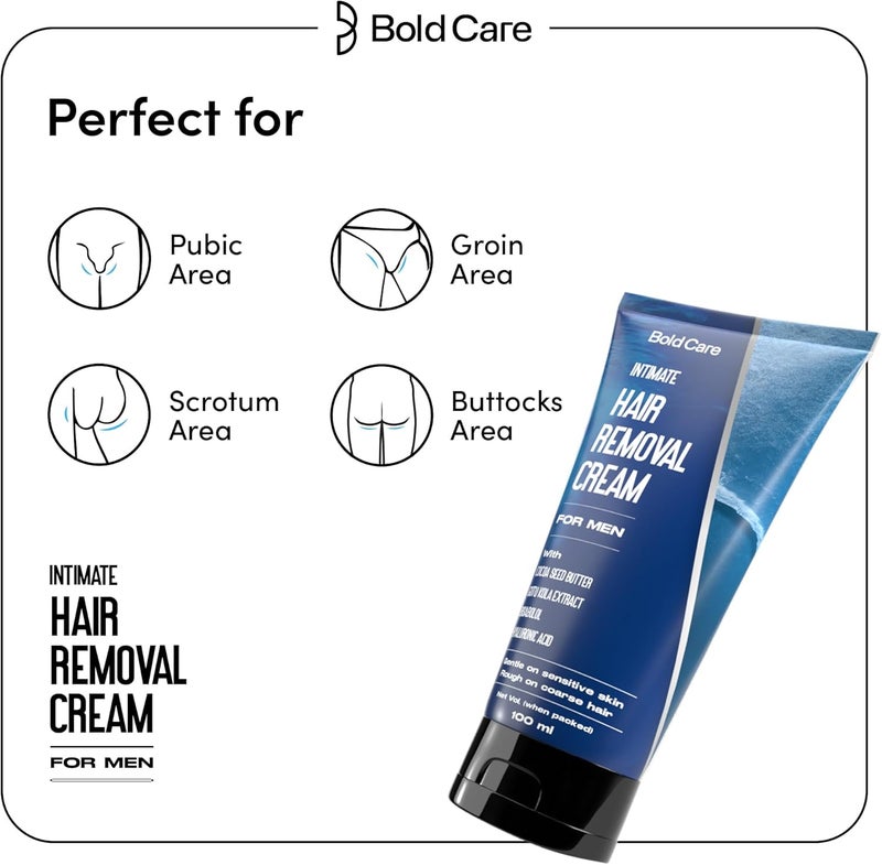 Bold Care Intimate Hair Removal Cream for Men - Image 3